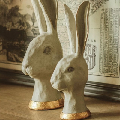 HomeQuill™ Polly Rabbit Head Statue