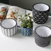 HomeQuill™ Retro Geometric Flower Pots