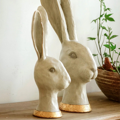 HomeQuill™ Polly Rabbit Head Statue