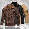 LegionCo™ Men's Vintage Leather Flight Jacket