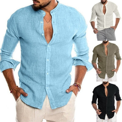 Flexco™ Men's Casual Long Sleeve Summer Shirt