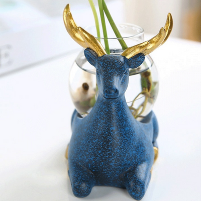 HomeQuill™ Hydroponic Deer Vase