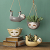 HomeQuill™ Ceramic Hanging Sloth Plant Pot