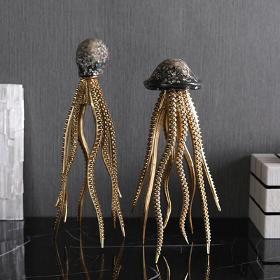 HomeMod™ Luxury Octopus and Jellyfish Tabletop Figurine