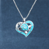 TrendCo™ Hollow Chain Boho Lady's Sea Turtle Heart Pendant