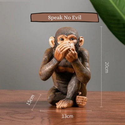 HomeQuill™ Three Wise Monkeys Figurines