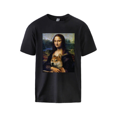 Flexco™ Mona Lisa & Doge Crypto T-Shirt