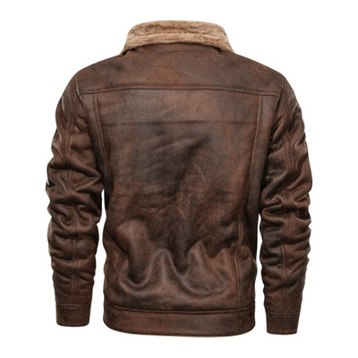 LegionCo™ Men's Vintage Leather Flight Jacket