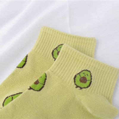 LoungeFit™ Women's Avocado Socks (Set of 5)