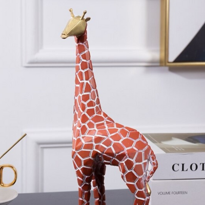 HomeQuill™ Handmade Geometric Giraffe Sculpture