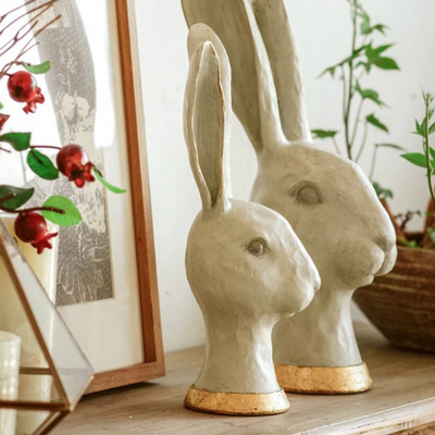 HomeQuill™ Polly Rabbit Head Statue