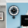 HomeQuill™ Modern Pendulum Quartz Wall Clock