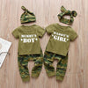 MiniFits™ 3 Piece Baby Camo Pajama Set BlueRove