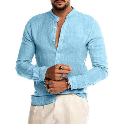 Flexco™ Men's Casual Long Sleeve Summer Shirt