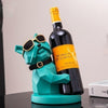 HomeQuill™ Modern Geometric French Bulldog Wine Holder