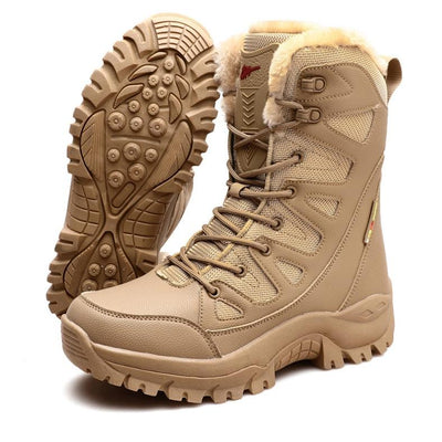 Varmo™ Unisex Snow Boots BlueRove Dark Sand 36