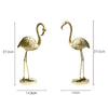 HomeQuill™ Luxury Golden Flamingo Figurines