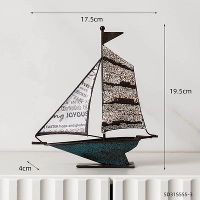 DenQuill™ Mediterranean Style Sailboat