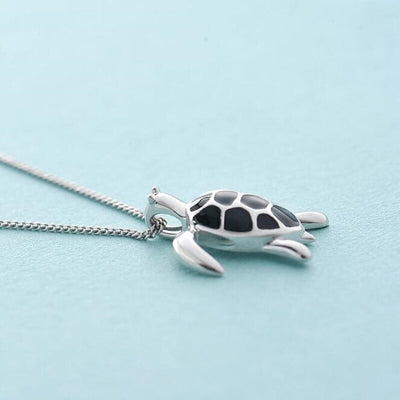 TrendCo™ Sterling Silver Turtle Necklace