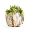 HomeQuill™ Textured Marble Plant Pots