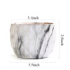 HomeQuill™ Textured Marble Plant Pots