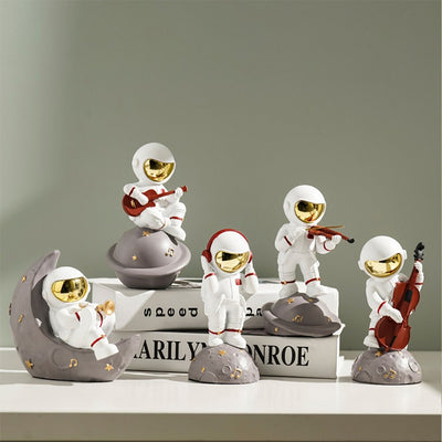 HomeQuill™ Musician Astronauts Figurines