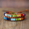 TrendCo™ Chakra Boho Leather Wrap Bracelet