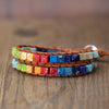 TrendCo™ Chakra Boho Leather Wrap Bracelet