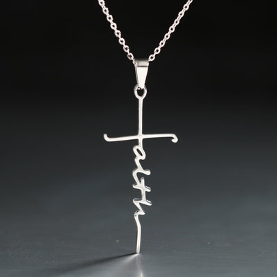 Faith Necklace HomeQuill Silver