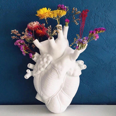 DenQuill™ Ghost Heart Flower Vase