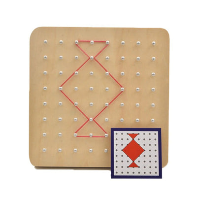 Miniables™ Graphic Rubber Tie Nail Board