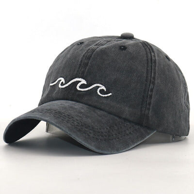 RECAP™ Minimalist Ocean Wave Retro Cap