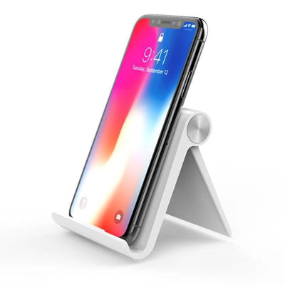 Portable Mobile Phone Holder Stand HomeQuill White