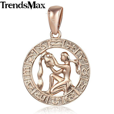 Zodiac Sign Constellations Pendants Necklace HomeQuill GP287 Aquarius